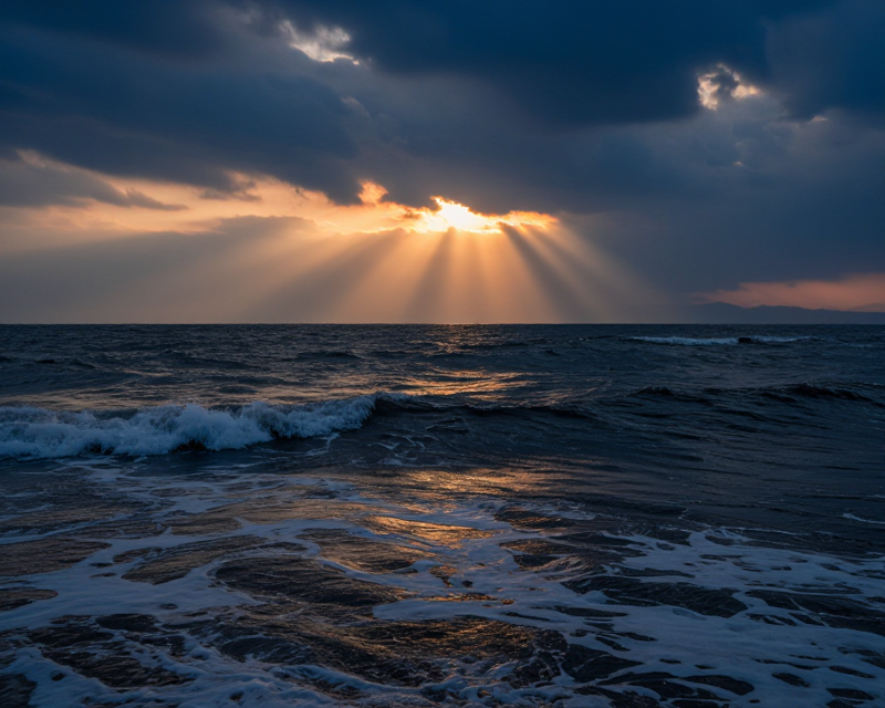 Dramatic East Sea Atmosphere