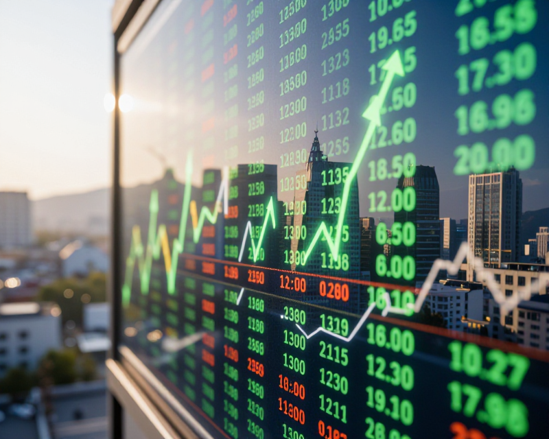 Digital Stock Market in Seoul