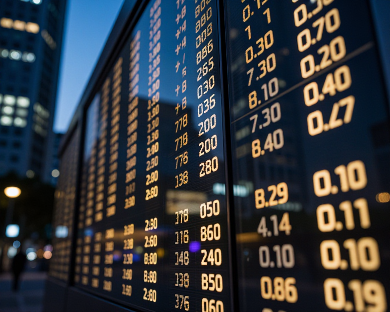 Financial Market Display