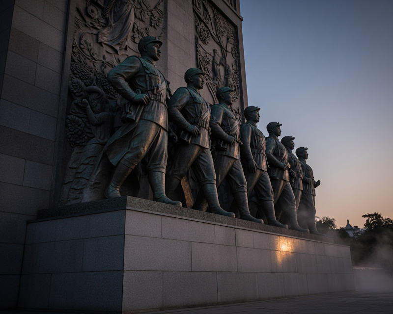 Solemn Memorial Monument