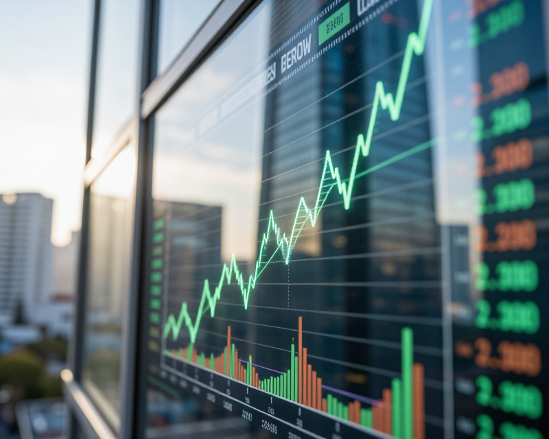 Rising Financial Market Trend