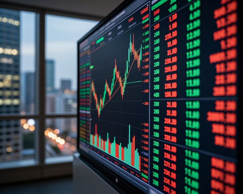 Modern Stock Market Display