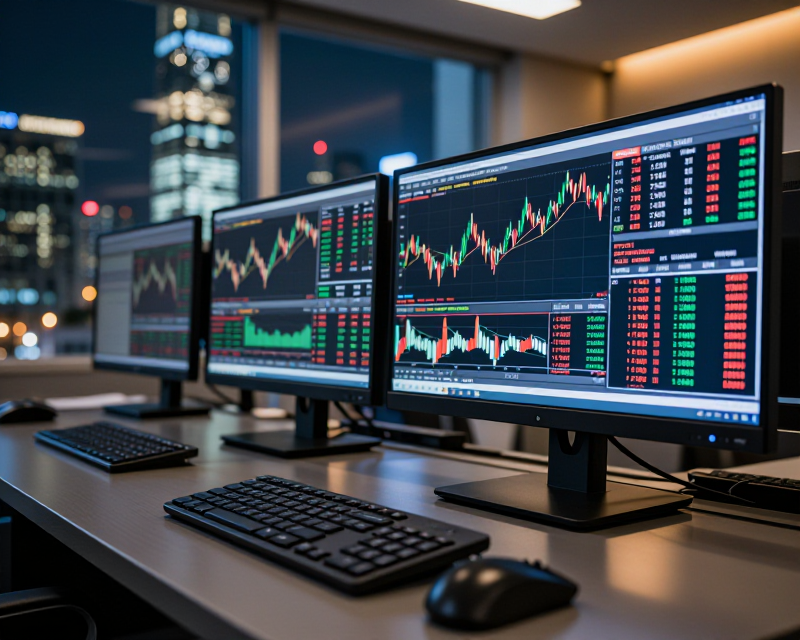 Dynamic Financial Trading Scene in Seoul