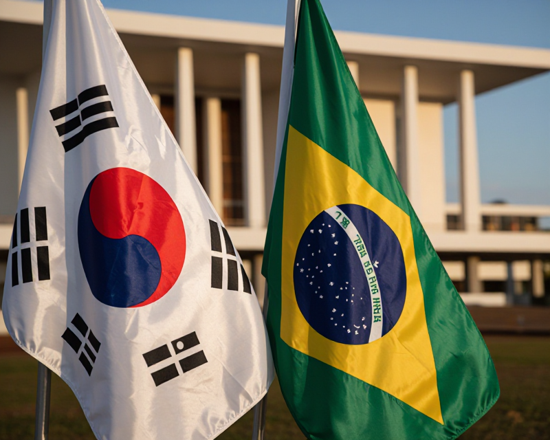 Diplomatic Summit Symbolism