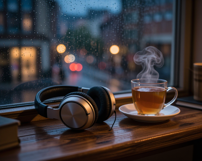 Atmospheric Rainy Jazz Mood
