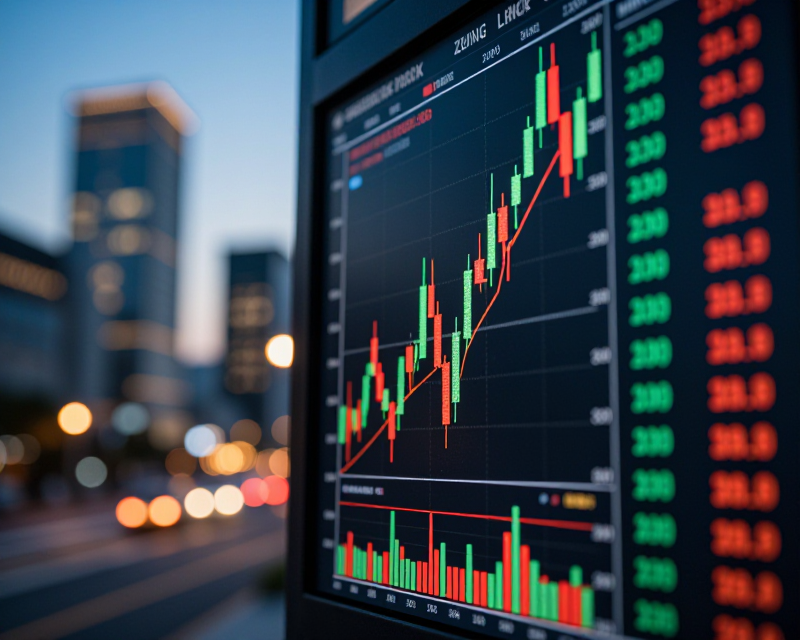 KOSPI Market Close Visual