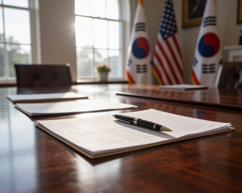 Diplomatic Meeting Atmosphere