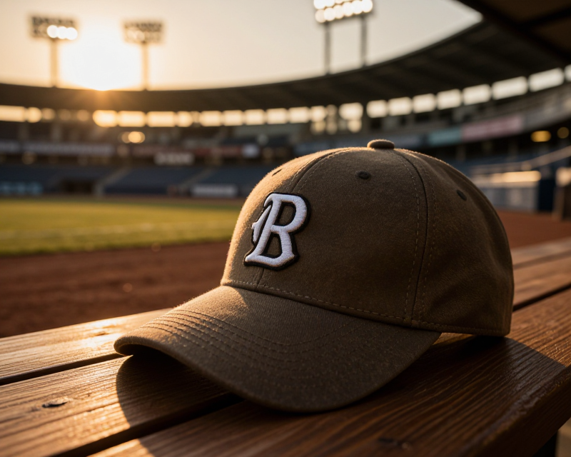 Cinematic Baseball Stadium Sunset