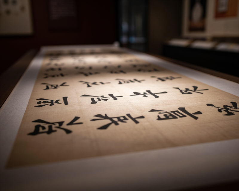 Korean Calligraphy in Museum