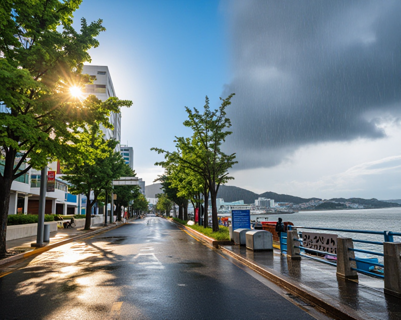 Weather Contrast in Korea
