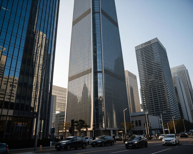 Yeouido Financial District Morning