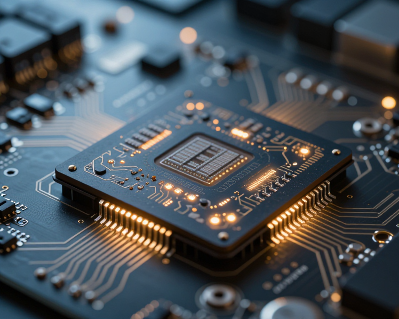 High-tech Semiconductor Glow
