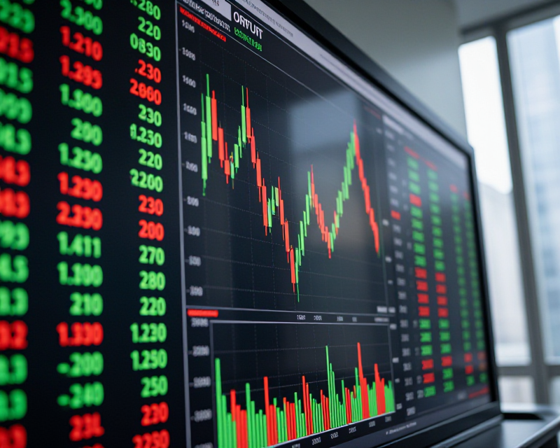 Financial Market Digital Display