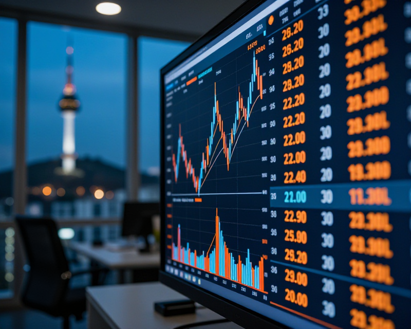 Digital Stock Market Display