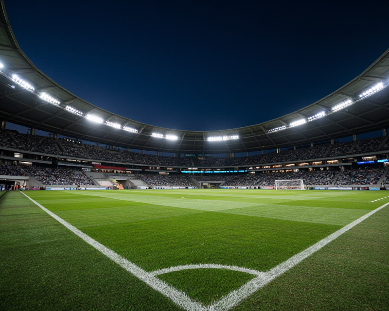 Cinematic Football Stadium Night
