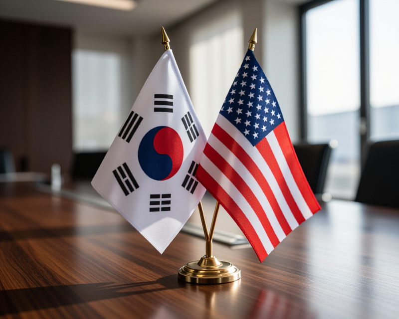 Diplomatic Trade Tension Concept