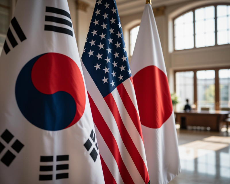 Symbolic Trilateral Diplomacy