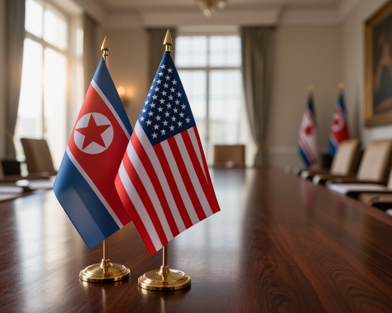 Diplomatic Meeting Symbolism