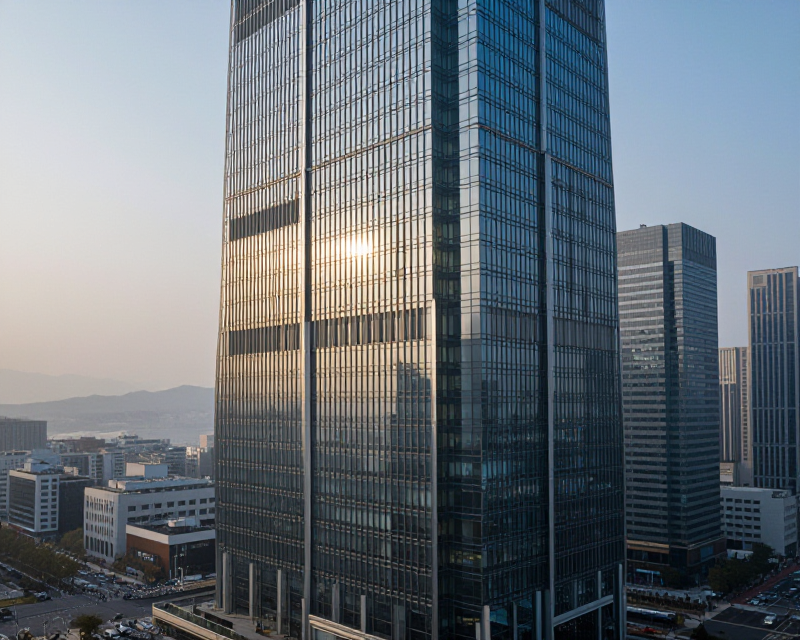 Seoul Business District at Dawn