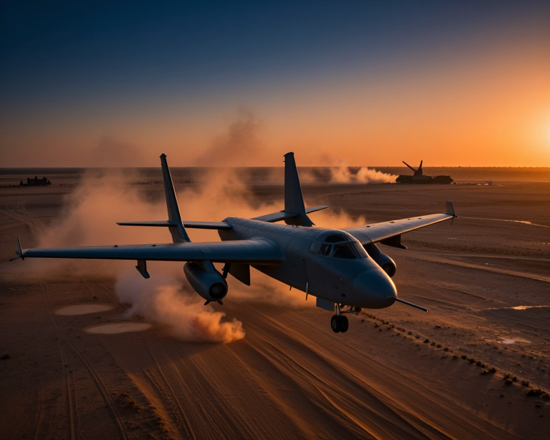 Cinematic Middle East Conflict Atmosphere