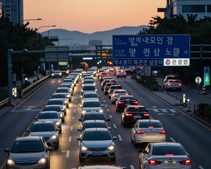 Chuseok Highway Traffic